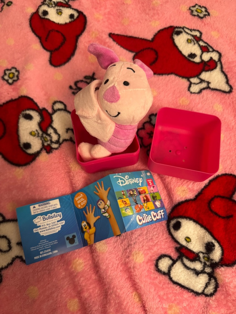 Disney Piglet Plush Cutie Cuff Bracelet NEW